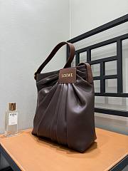 Loewe Draped tote mellow nappa lambskin 30x29x13cm - 5