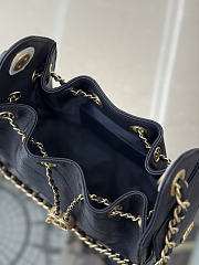 Chanel Mini 25 Handbag Navy Blue Caviar 22x20x12.5cm - 3