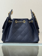 Chanel Mini 25 Handbag Navy Blue Caviar 22x20x12.5cm - 2