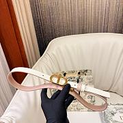 Dior White Pink Belt 2cm - 4
