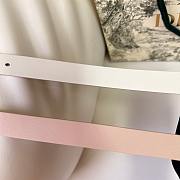 Dior White Pink Belt 2cm - 3