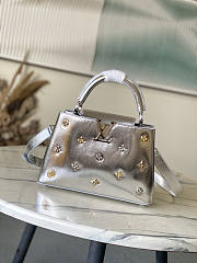 Louis Vuitton Capucines Silver BB 27x18x9cm - 1