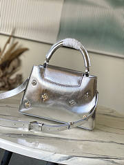 Louis Vuitton Capucines Silver BB 27x18x9cm - 5