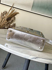 Louis Vuitton Capucines Silver BB 27x18x9cm - 3