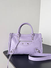 Balenciaga Le City Small Bag Purple 29.9x19.1x9.6cm - 1