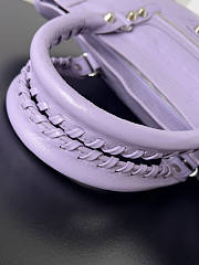 Balenciaga Le City Small Bag Purple 29.9x19.1x9.6cm - 5