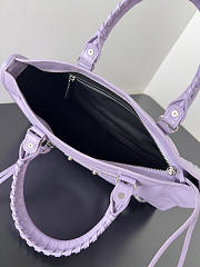 Balenciaga Le City Small Bag Purple 29.9x19.1x9.6cm - 3