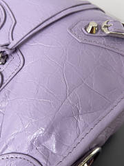 Balenciaga Le City Small Bag Purple 29.9x19.1x9.6cm - 2