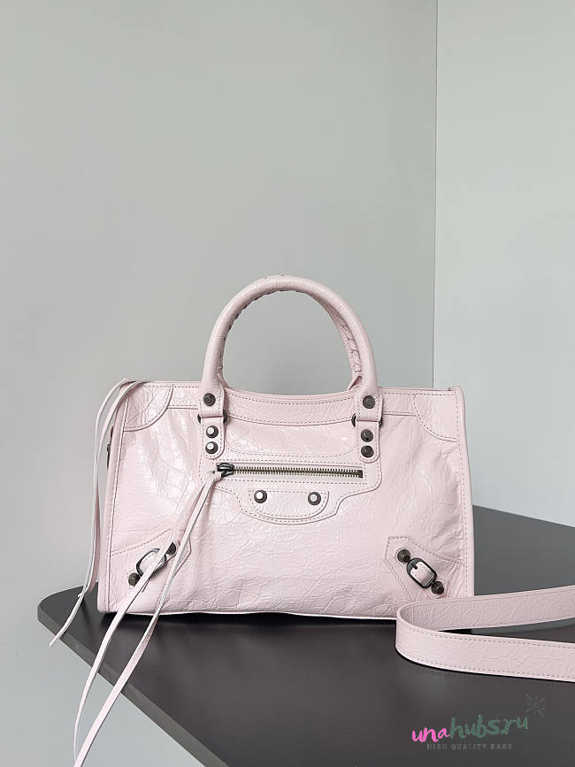 Balenciaga Le City Small Bag Pink 29.9x19.1x9.6cm - 1