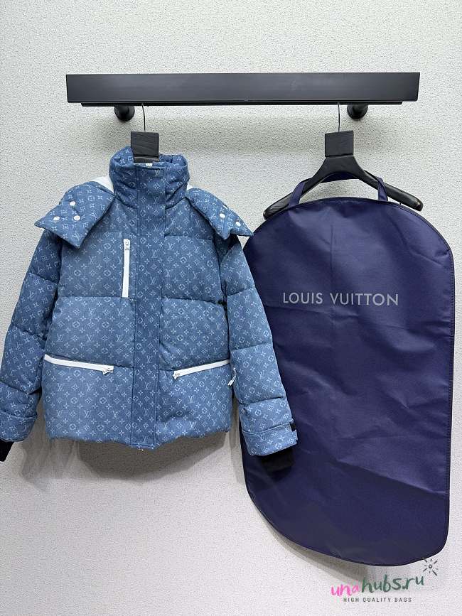 Louis Vuitton Denim Blue Coat - 1