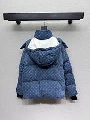 Louis Vuitton Denim Blue Coat - 3