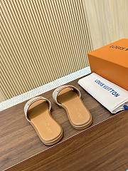 Louis Vuitton Lily Flat Mule Beige - 2