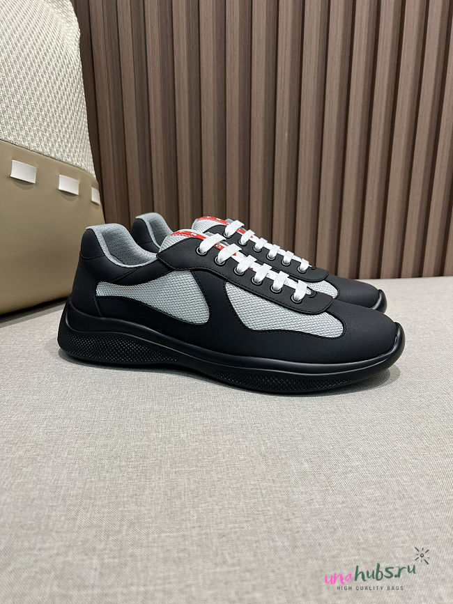 Prada America's Cup Soft rubber Black sneakers - 1