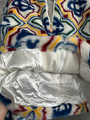 Casablanca Multicolor Jacquard Faux-Fur Jacket - 3