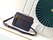 Louis Vuitton Pochette Metis Navy Blue Red 25x19x7cm - 3