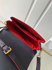 Louis Vuitton Pochette Metis Navy Blue Red 25x19x7cm - 2