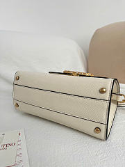Valentino Garavani Small VSling Handbag White 22x9x17cm - 5