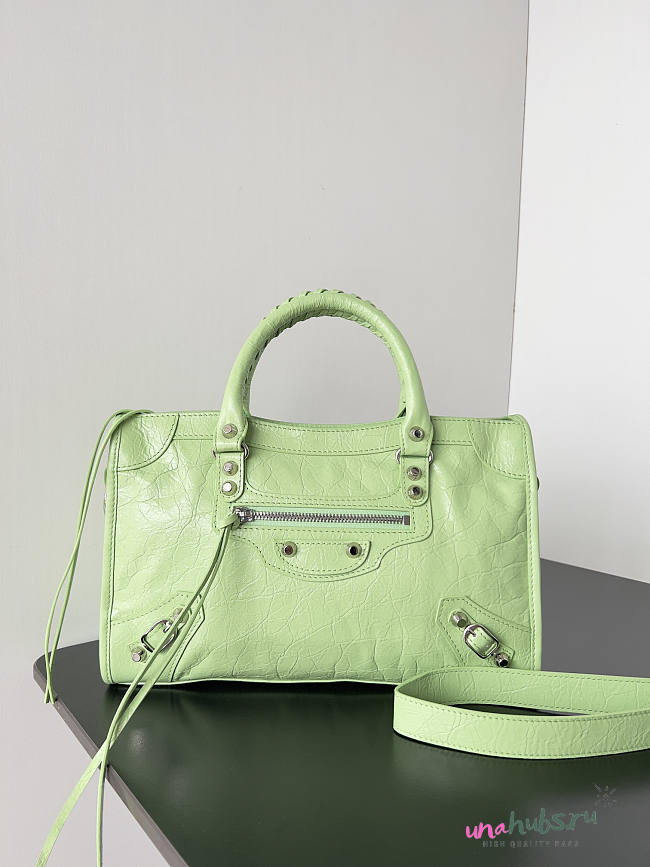 Balenciaga Le City Small Bag Green 29.9x19.1x9.6cm - 1