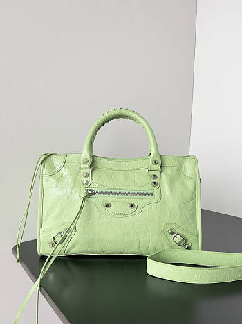 Balenciaga Le City Small Bag Green 29.9x19.1x9.6cm