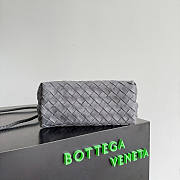 Bottega Veneta Small Andiamo grey suede 25x22x10.5cm - 2