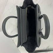 Celine Drummed Calfskin Nano Luggage 20cm - 3