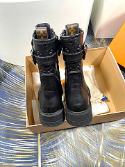 Louis Vuitton Black Citizen Flat Ranger Boot  - 3