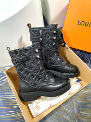 Louis Vuitton Black Citizen Flat Ranger Boot  - 2