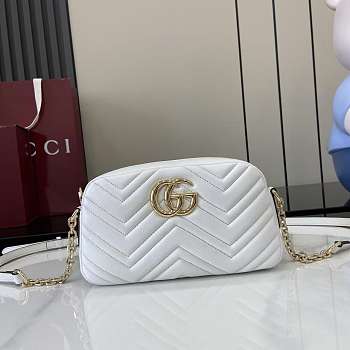 Gucci Marmont White Bag 24x15x8cm
