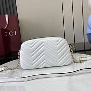 Gucci Marmont White Bag 24x15x8cm - 5