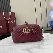 Gucci Marmont Red Bag 24x15x8cm - 1