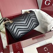Gucci Marmont shoulder bag black new 23×14×6cm - 3