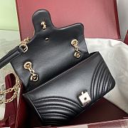 Gucci Marmont shoulder bag black new 23×14×6cm - 5