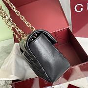 Gucci Marmont small shoulder bag black new 26×15×7cm - 5
