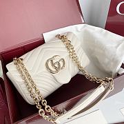 Gucci Marmont shoulder bag white new 23×14×6cm - 1