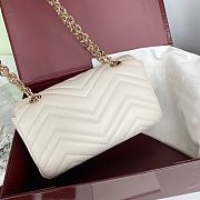Gucci Marmont shoulder bag white new 23×14×6cm - 3