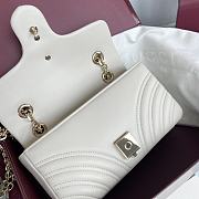 Gucci Marmont shoulder bag white new 23×14×6cm - 2