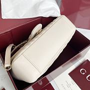Gucci Marmont small shoulder bag white new 26×15×7cm - 5