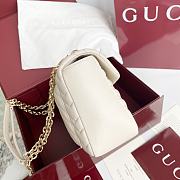 Gucci Marmont small shoulder bag white new 26×15×7cm - 4