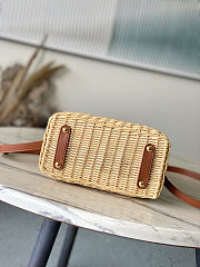 Louis Vuitton Mini Capucines Brown Raffia 21x14x8cm - 2