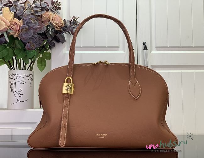 Louis Vuitton Low Key Duffle Tote Brown 43.5x16.5x14.5cm - 1
