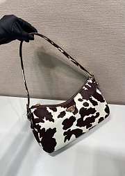 Prada Aimèe medium printed leather shoulder bag 31x18x10cn - 3