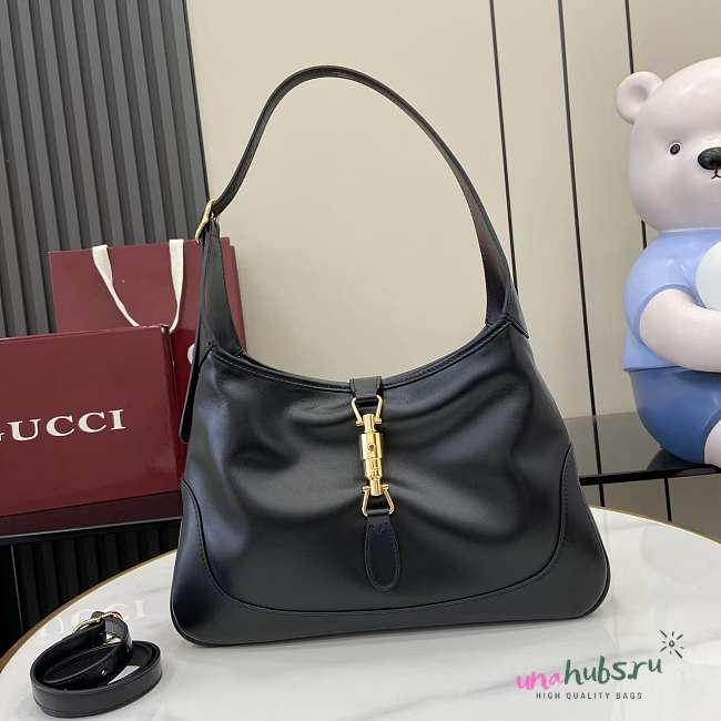 Gucci Jackie 1961 Medium Black 28x19x4.5cm - 1
