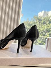 Jimmy Choo Love 85mm Crystal-embellished Black Pumps - 4