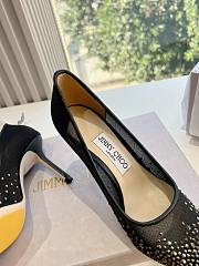 Jimmy Choo Love 85mm Crystal-embellished Black Pumps - 3