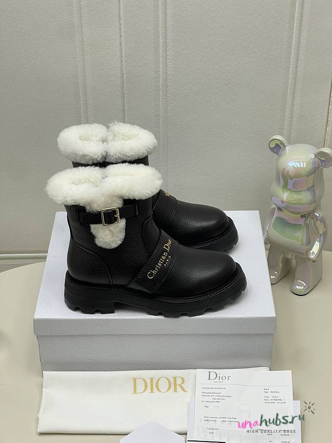 Dior DiorAlps D-Quest Ankle Black Boot - 1