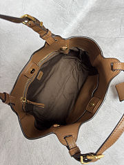 Miu Miu Oak Patchwork Leather Handbag 25.5x20x13cm - 5