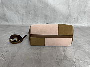 Miu Miu Oak Patchwork Leather Handbag 25.5x20x13cm - 4