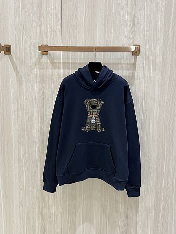 Fendi Dark blue cotton sweatshirt
