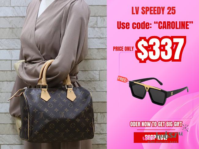 Louis Vuitton new speedy P9 blue leather bandouliere 25 bag - 1