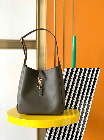 YSL small Le 5 A 7 soft grey 23x22x8xcm